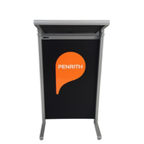 Chancellor, Lectern with Single Microphone - Silver
